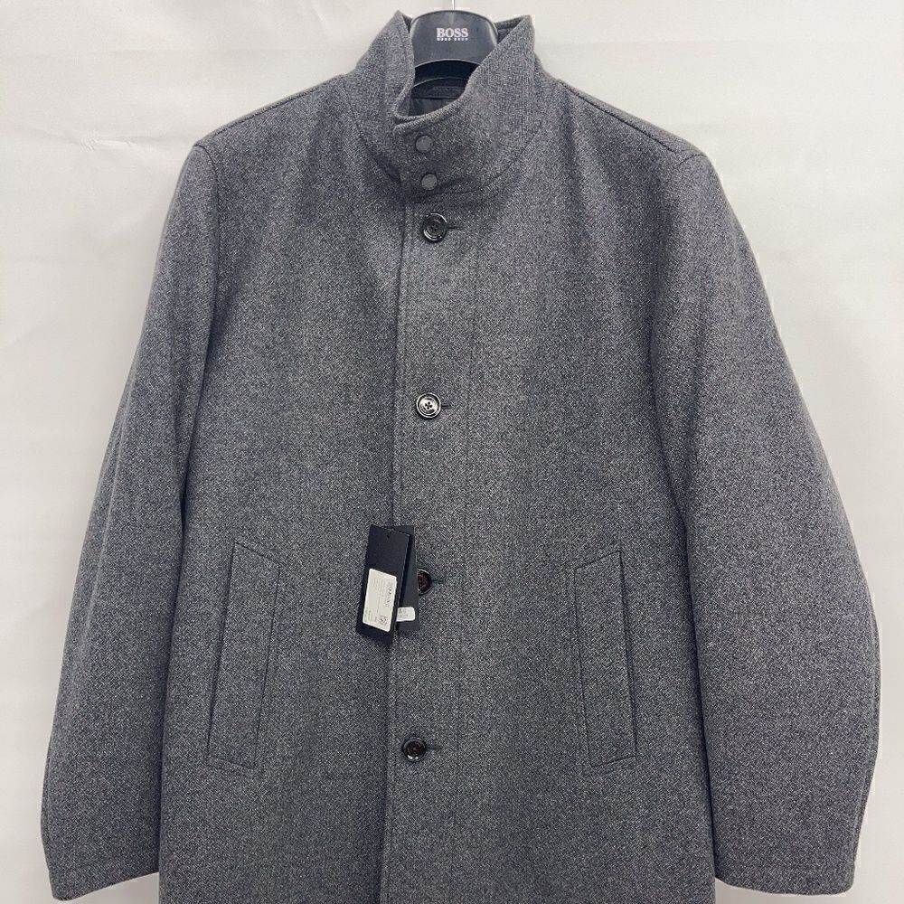 Hugo Boss Coxtan9 Grey 50442109 Wool Jacket - Picture 2 of 8